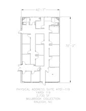 4701 Atlantic Ave, Raleigh, NC à louer Plan de site– Image 1 sur 11