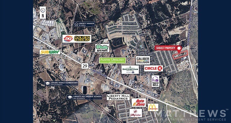 987 N Highway 183, Liberty Hill, TX à louer - Photo de l’immeuble – Image 1 sur 2