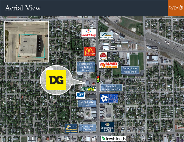 1645 10th St, Gering, NE à vendre - Aérien – Image 2 sur 2