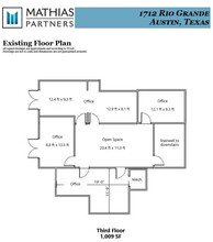 1712 Rio Grande St, Austin, TX à louer Plan d’étage– Image 1 sur 2