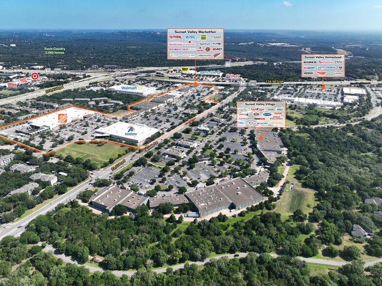 5400 Brodie Ln, Sunset Valley, TX à louer - Photo principale – Image 1 sur 10