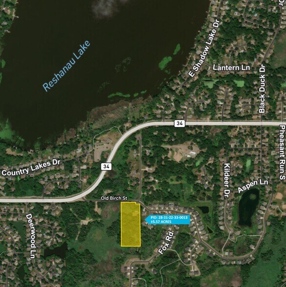 876 Old Birch St, Lino Lakes, MN à vendre - Aérien – Image 2 sur 2