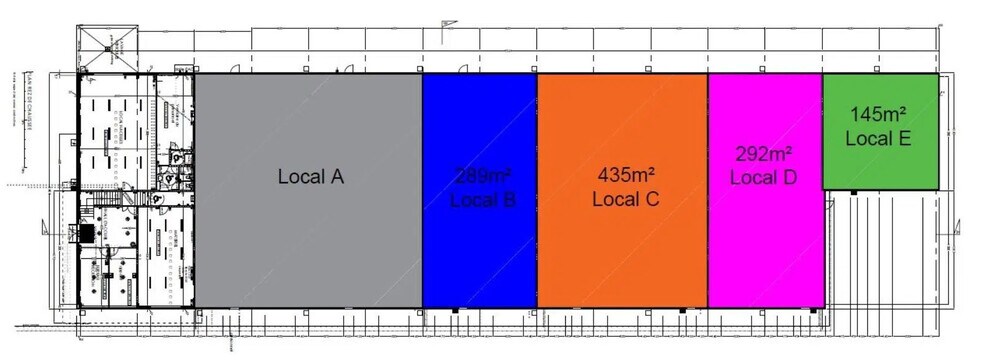 Local d’activités dans Wattrelos à louer - Plan d’étage – Image 3 sur 6