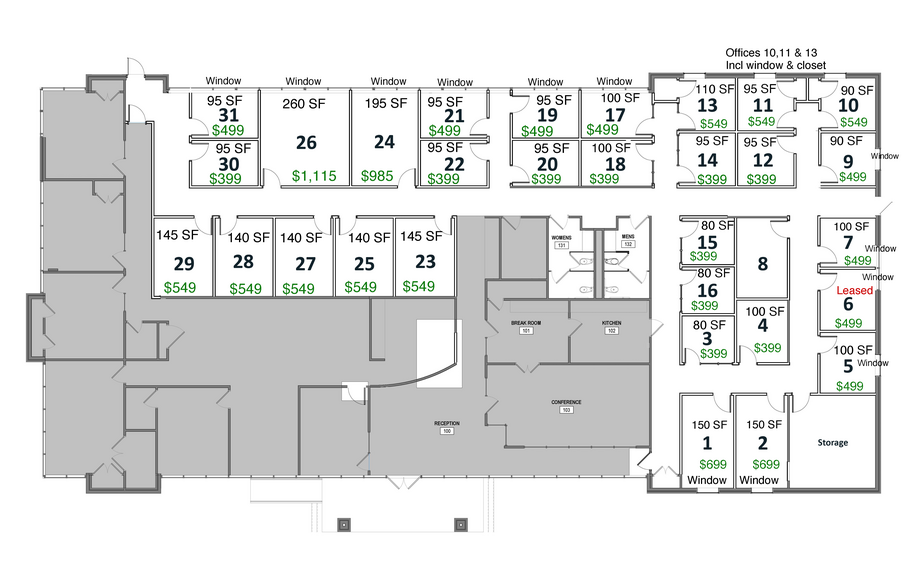 15 Worthington Access Dr, Maryland Heights, MO à louer - Plan d’étage – Image 2 sur 6