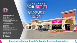 Plus de détails pour 2600 Plaza Ct, Dixon, CA - Local commercial à louer
