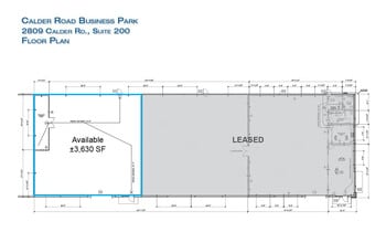 2809 Calder Rd, League City, TX à louer Plan d’étage– Image 1 sur 1