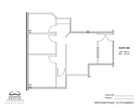 2110 E Flamingo Rd, Las Vegas, NV à louer Plan d’étage– Image 1 sur 1