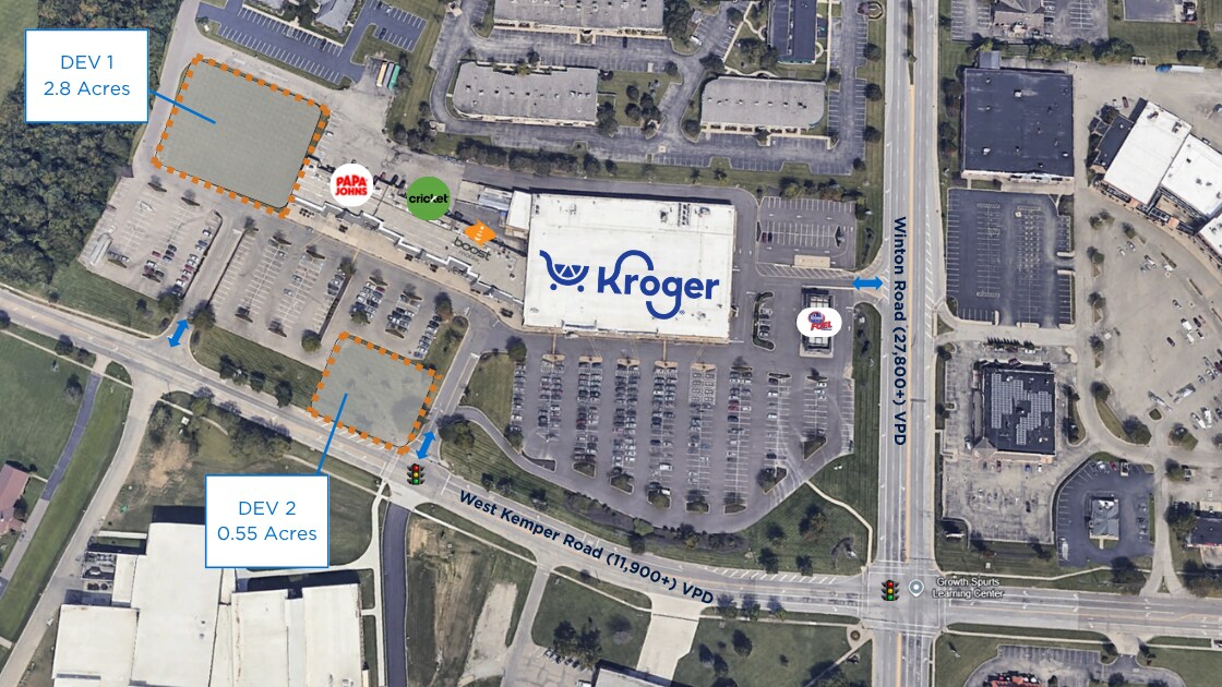 W Kemper Rd, Cincinnati, OH à louer Aérien– Image 1 sur 2