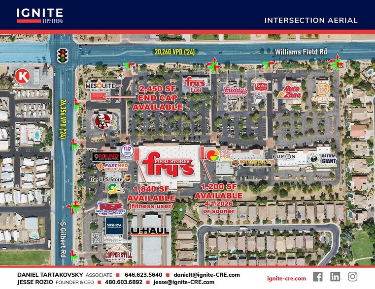 2425 S Gilbert Rd, Gilbert, AZ à louer - Aérien – Image 3 sur 5