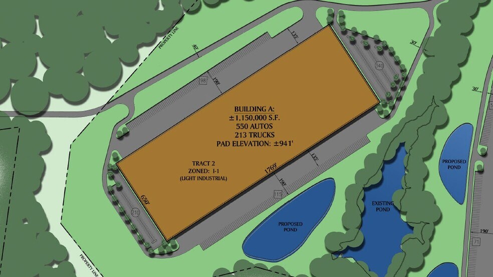 5401 Old Winder Hwy, Braselton, GA à louer - Plan de site – Image 3 sur 4