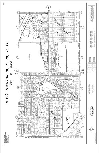 8943-8949 University Ave NE, Blaine, MN à louer - Plan cadastral – Image 2 sur 7
