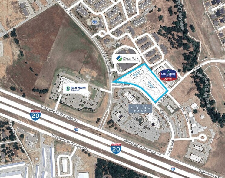 330 Shops Blvd, Willow Park, TX à louer - Aérien – Image 2 sur 2