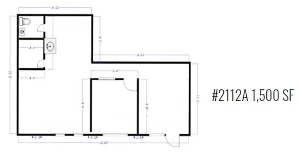 2108-2110 Hurd Dr, Irving, TX à louer Plan d’étage– Image 1 sur 1