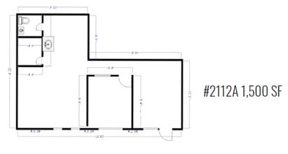 2108-2110 Hurd Dr, Irving, TX à louer Plan d’étage– Image 1 sur 1