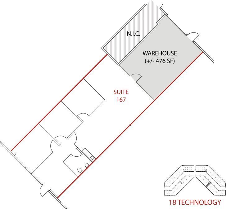 16 Technology Dr, Irvine, CA à louer Plan d’étage– Image 1 sur 1