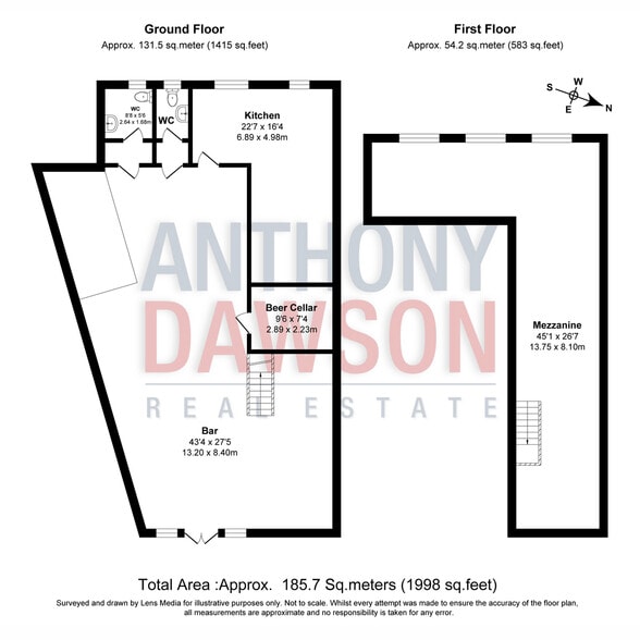 49-52 Bank Parade, Burnley à louer - Plan d’étage – Image 2 sur 3