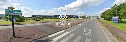 Tavers - Vue aérienne  vue de carte