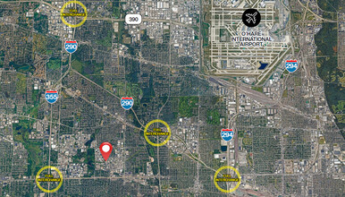 515 Factory Rd, Addison, IL - VUE AÉRIENNE  vue de carte
