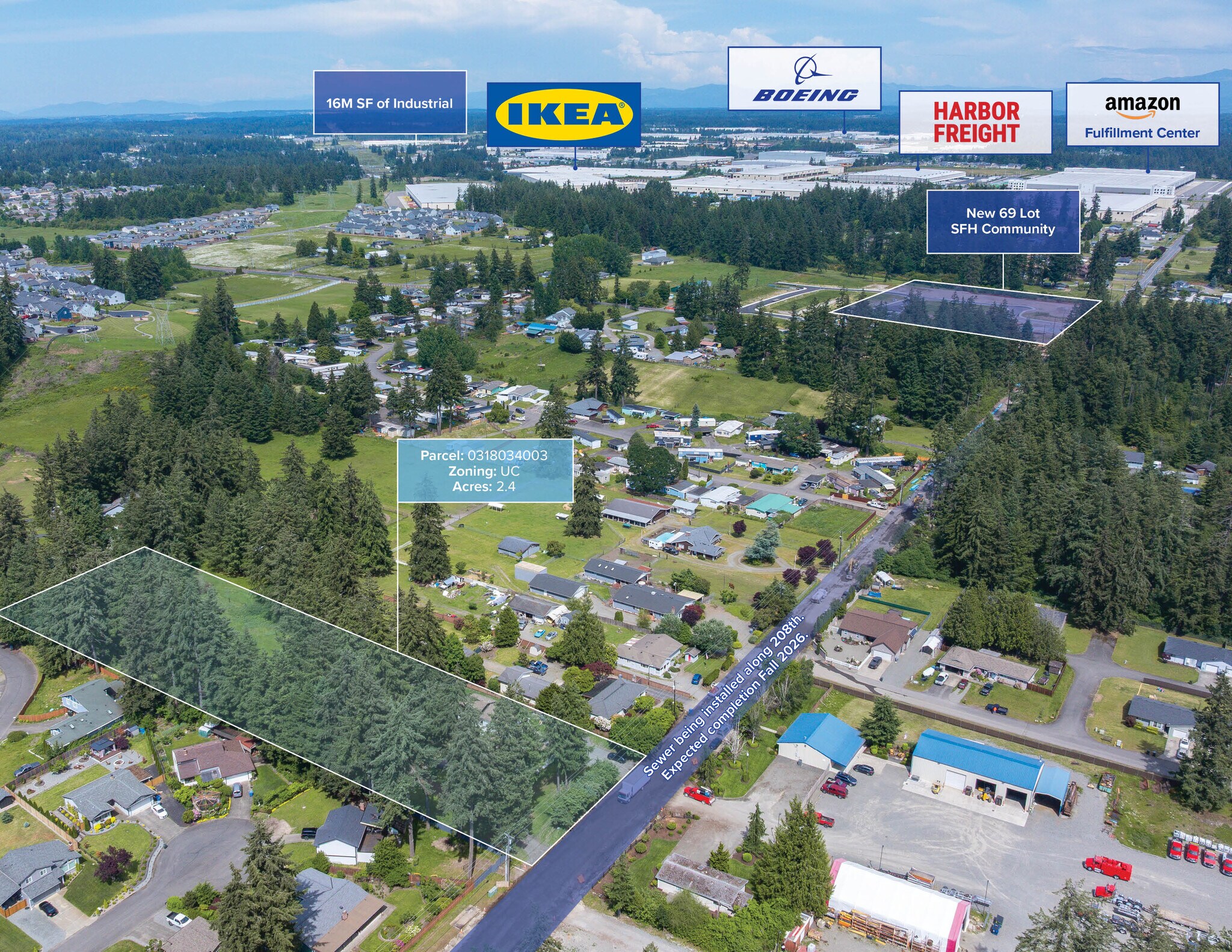 1713 208th St E, Spanaway, WA à vendre Photo de l’immeuble– Image 1 sur 5