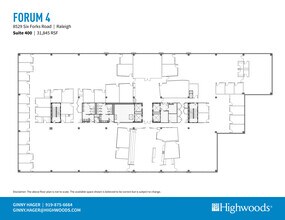 8529 Six Forks Rd, Raleigh, NC à louer Plan d’étage– Image 1 sur 1