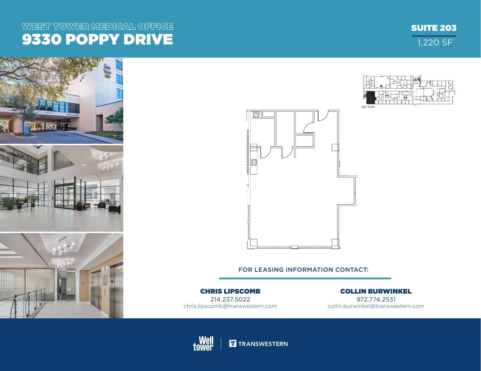9330 Poppy Dr, Dallas, TX à louer Plan d’étage– Image 1 sur 1