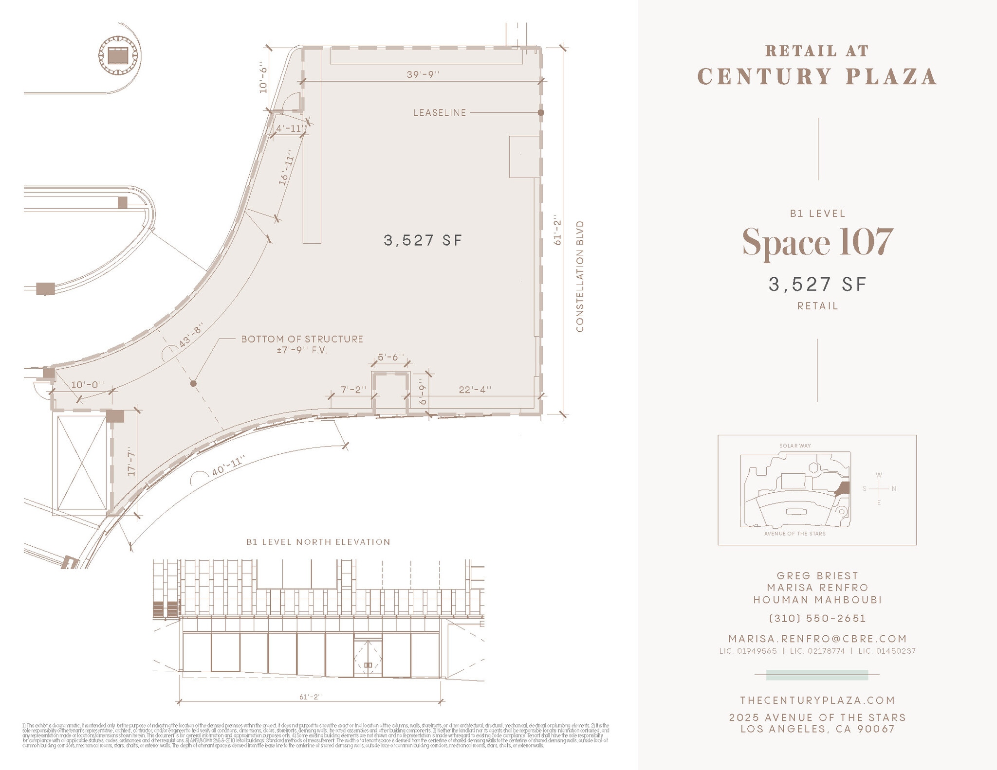 10200 Constellation Blvd, Los Angeles, CA à louer Plan d’étage– Image 1 sur 1