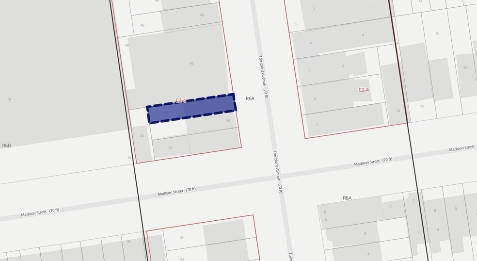 350 Tompkins Ave, Brooklyn, NY à louer - Plan cadastral – Image 3 sur 3