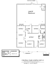 2500 Central Pky, Houston, TX à louer Plan d’étage– Image 1 sur 1