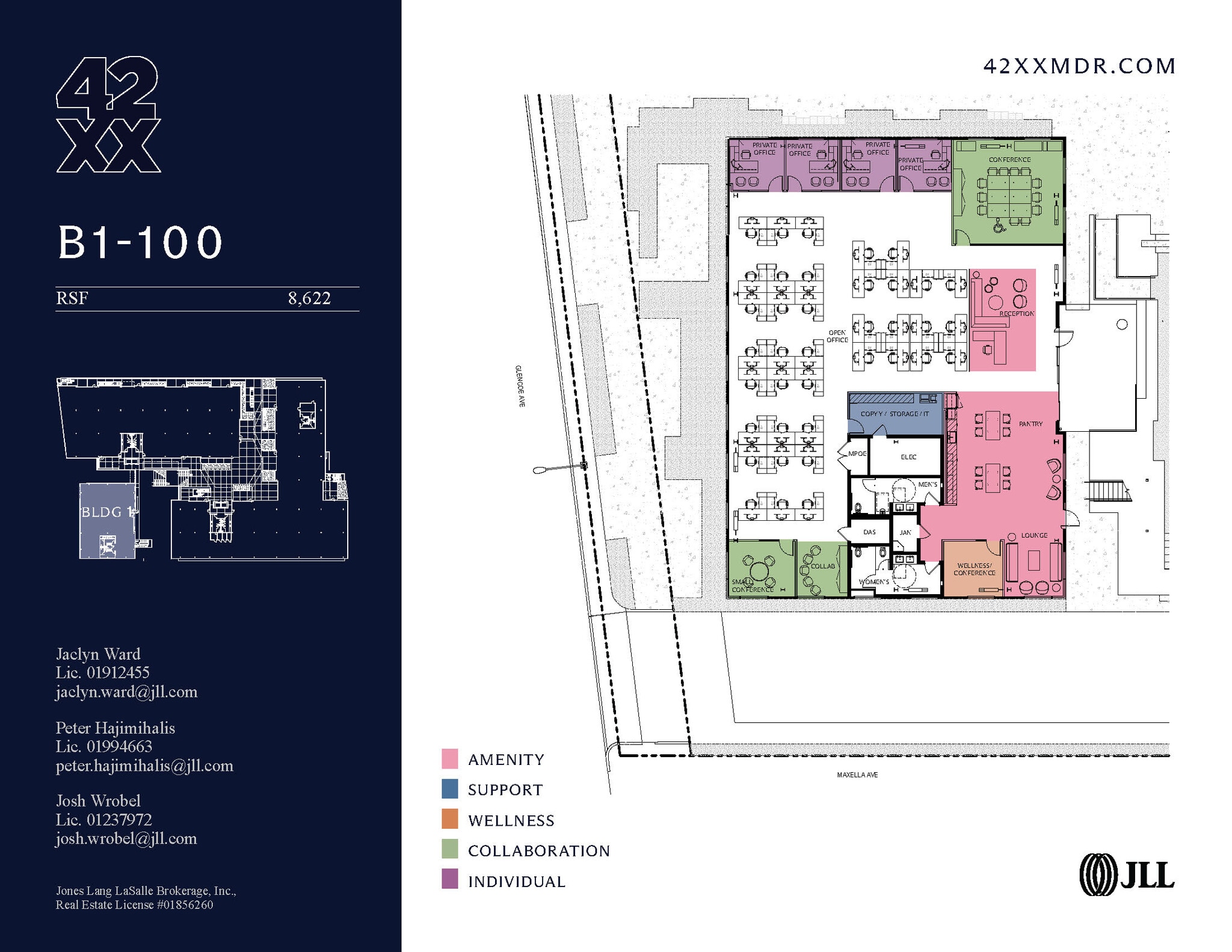 4204 Glencoe Ave, Marina Del Rey, CA à louer Plan d’étage– Image 1 sur 1