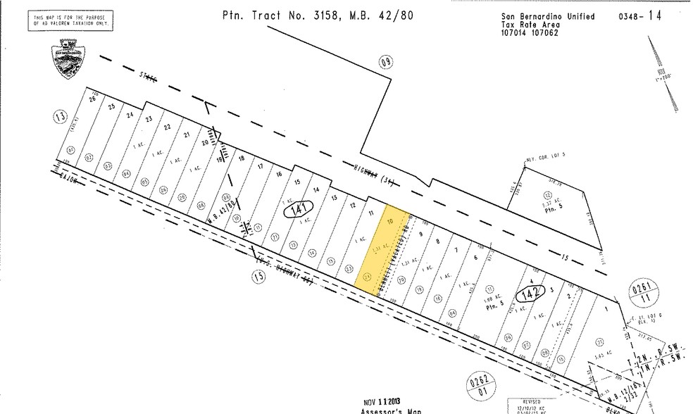 18928 Cajon Blvd, San Bernardino, CA à louer - Plan cadastral – Image 3 sur 14