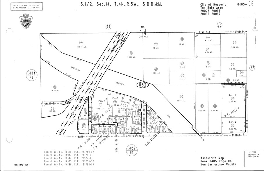10400 Amargosa Rd, Hesperia, CA à louer - Plan cadastral – Image 2 sur 3