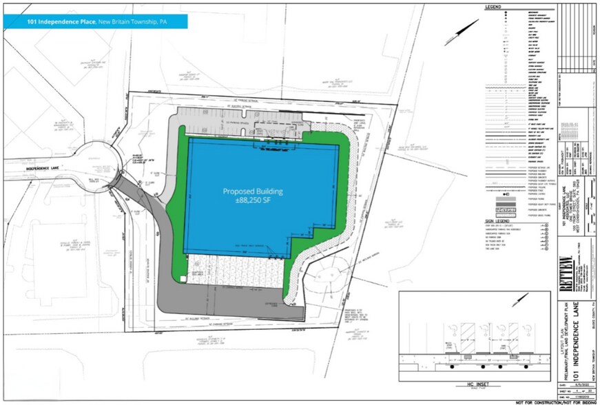 101 Independence Lane, Chalfont, PA à vendre - Plan de site – Image 2 sur 3