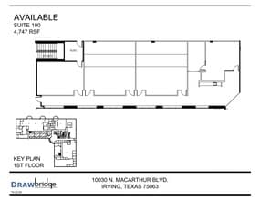 10030 N MacArthur Blvd, Irving, TX à louer Plan de site– Image 2 sur 9