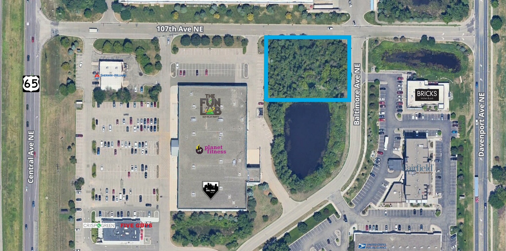 Baltimore St NE & 107th Ave NE Ave, Blaine, MN à vendre Photo de l’immeuble– Image 1 sur 3