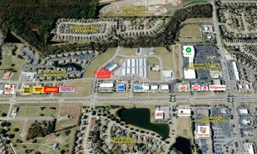Malcolm Drive & Averiett Drive, Montgomery, AL - Vue aérienne vue de carte