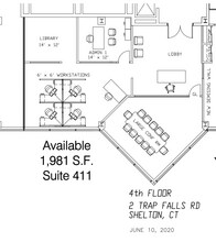 2 Trap Falls Rd, Shelton, CT à louer Plan d’étage– Image 1 sur 1