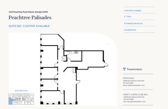 1819 Peachtree Rd, Atlanta, GA à louer Plan d’étage– Image 1 sur 1