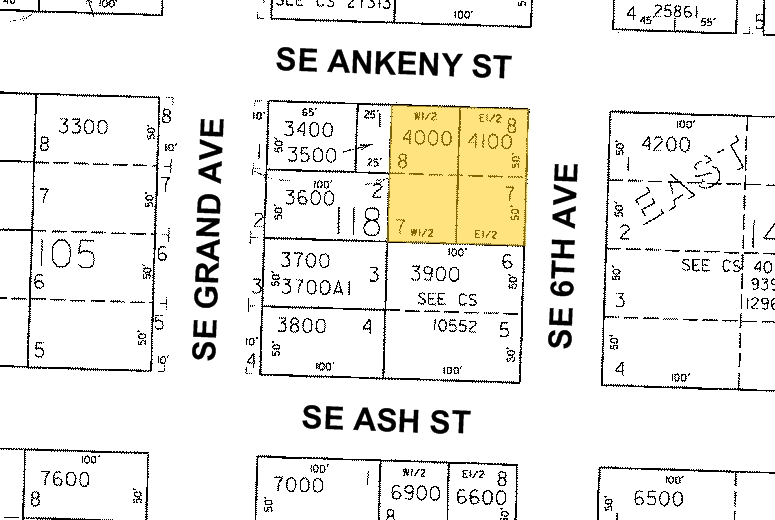 532 SE Ankeny St, Portland, OR à vendre - Plan cadastral – Image 3 sur 6