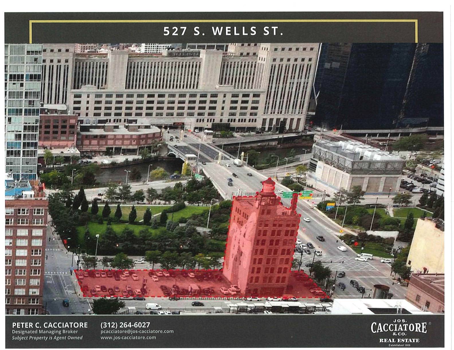 525-551 S Wells St, Chicago, IL à vendre Aérien– Image 1 sur 2
