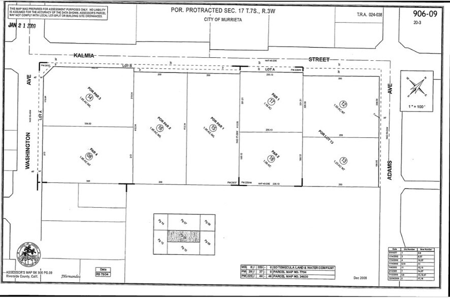 24610 Washington Ave, Murrieta, CA à louer - Plan cadastral – Image 3 sur 3