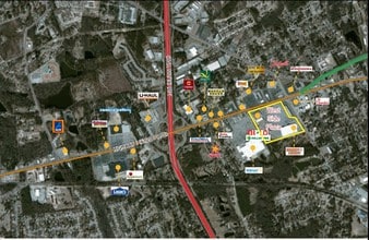 2349 Augusta Rd, West Columbia, SC - Vue aérienne vue de carte