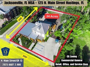 125 N Main St, Hastings, FL - Vue aérienne vue de carte - Image1
