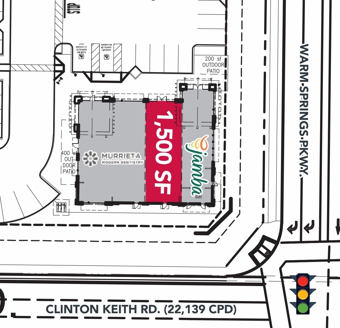 28080 Clinton Keith Rd, Murrieta, CA à louer Plan de site– Image 1 sur 1
