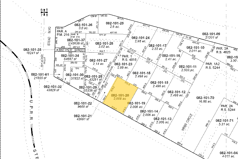 0 N Virginia St, Reno, NV à vendre - Plan cadastral – Image 2 sur 4