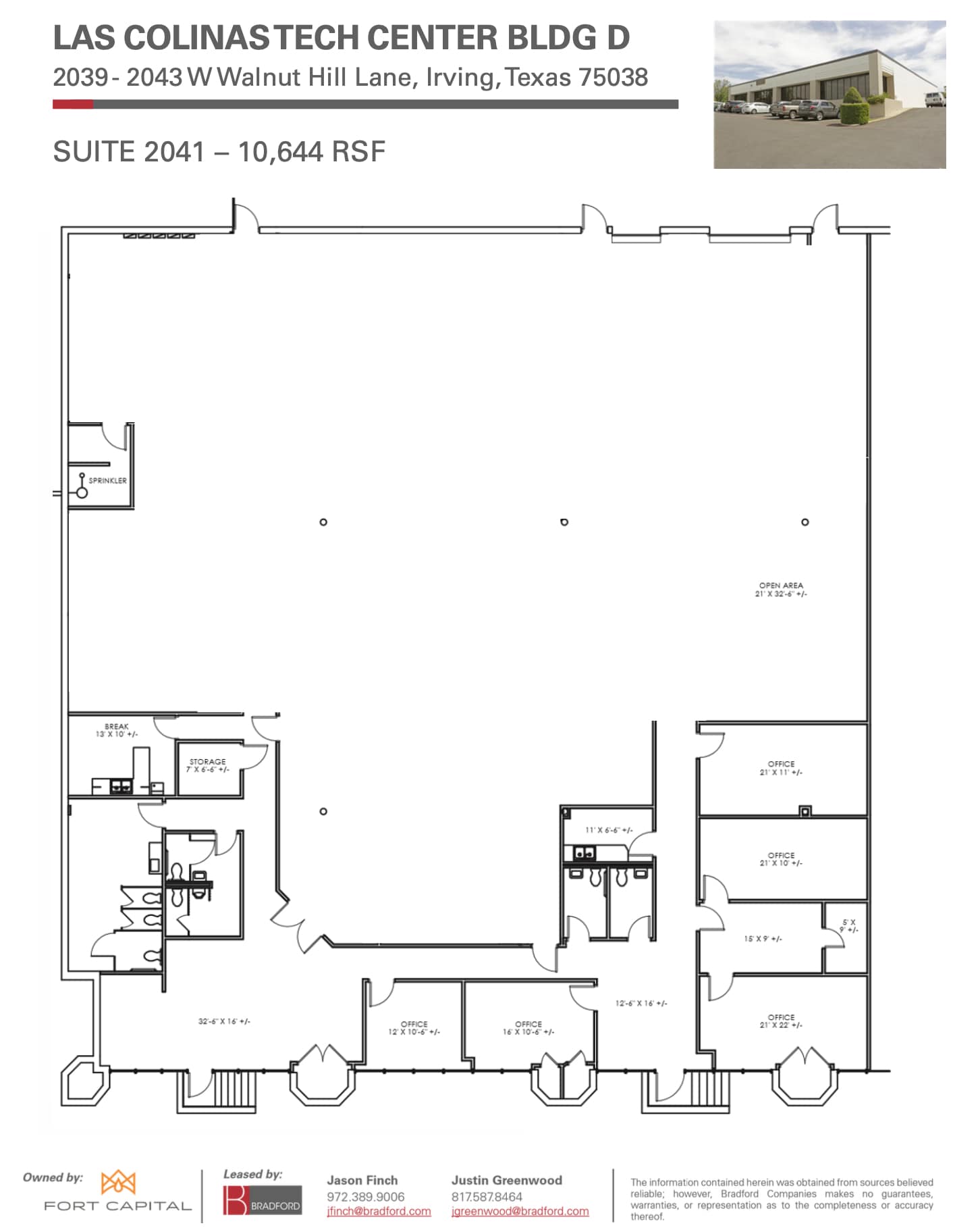 2108-2110 Hurd Dr, Irving, TX à louer Plan d’étage– Image 1 sur 1