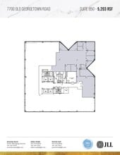 7700 Old Georgetown Rd, Bethesda, MD à louer Plan d’étage– Image 1 sur 1