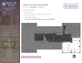 10500 NE 8th St, Bellevue, WA à louer Plan d’étage– Image 1 sur 1