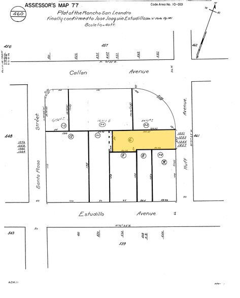 433 Callan Ave, San Leandro, CA à louer - Plan cadastral – Image 2 sur 4