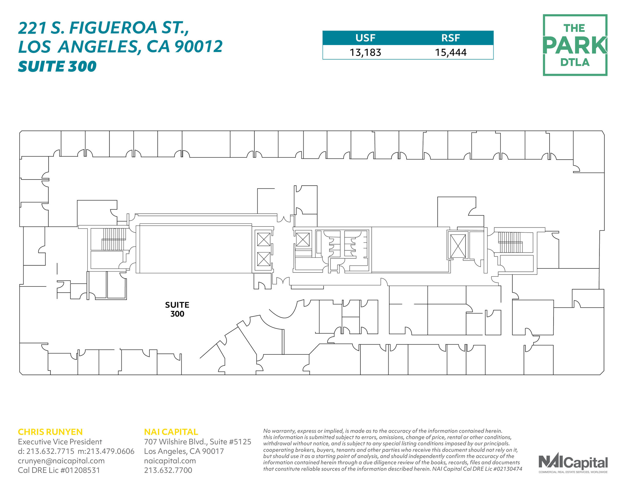 261 S Figueroa St, Los Angeles, CA à louer Plan d’étage– Image 1 sur 2