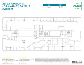 261 S Figueroa St, Los Angeles, CA à louer Plan d’étage– Image 1 sur 2